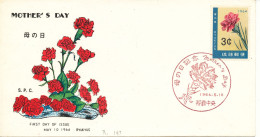 Ryukyu Islands FDC 10-5-1964 Mothers Day With Cachet - Ryukyu Islands