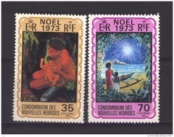 Nouvelles Hébrides  :  Yv  374-75  ** - Unused Stamps