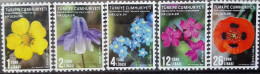Türkiye 2021, Wild Flowers, MNH Stamps Set - Ongebruikt