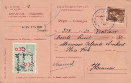 Recepisse Achille Renard Courcelles 1937 Roi - Documents