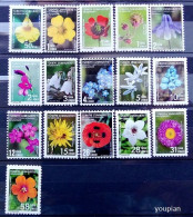 Türkiye 2021-2023, Wild Flowers, MNH Stamps Set - Ungebraucht