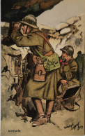 Militair // Illustrator Maurice Foussaint - Artillerie No. 371 19?? - Other & Unclassified
