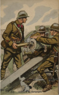 Militair // Illustrator Maurice Foussaint - Artillerie De Campagne  No. 372 19?? - Autres & Non Classés
