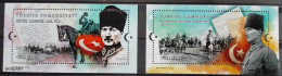 Türkiye 2022, 100th Anniversaries, Two MNH S/S - Ongebruikt