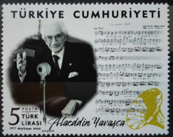 Türkiye 2022, Alaeddin Yavasca, MNH Single Stamp - Ungebraucht