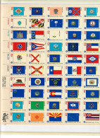 USA U.S.A. STATI UNITI 1976 - BANDIERE FLAG FOGLIO INTERO MNH/** - Unused Stamps