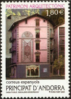 Andorra Spanish, 2002, Casa  Fusilé Escaldes-Engordany Architecture  1 Value MNH - Otros & Sin Clasificación