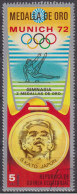 1972 Äquatorial-Guinea ° Mi:GQ 166, Sn:GQ 72-202, Yt:GQ 28D, Sawao Katō,Olymp. Sommerspiele München,(Medaillen) - Äquatorial-Guinea