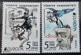 Türkiye 2022, Europa - Myths And Legends, MNH Stamps Set - Unused Stamps