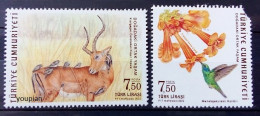 Türkiye 2022, Common Life In Nature, MNH Stamps Set - Corner Of One Stamp Is Teared! - Unused Stamps