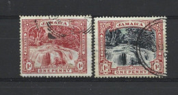 Jamaica 1900 Definitives Waterfall  Y.T. 31/32 (0) - Jamaica (...-1961)