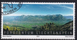 LIECHTENSTEIN PAISAJE 2007 Yv 1401 USADOS - Used Stamps