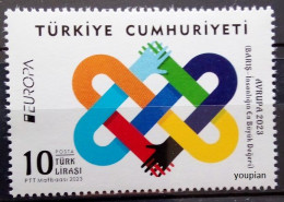 Türkiye 2023, Europa - Peace, MNH Single Stamp - Ongebruikt