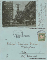 Postcard Cincinnati (Ohio) Cincinati Brunnen - Mondscheinlitho 1903 - Sonstige & Ohne Zuordnung