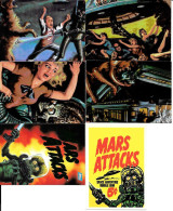 BE71 - 6 DIVERSES CARTES PROMO - MARS ATTACK - Other & Unclassified