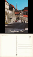 Kronach Ortsansicht, Straße Auto Radfahrer Am "Bamberger Tor" 1980 - Kronach
