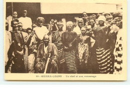 Un Chef Et Son Entourage - Sierra Leone