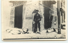 VERACRUZ - RPPC - Intervention Norte Americana - Muertos En La Isquina M. Lerdo - Mexico