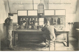 Services Des Sapeurs-Pompiers De La Ville De Paris - Un Poste Télégraphique Et Téléphonique - ND N°2140 - Feuerwehr