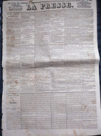 1848 THÉOPHILE GAUTIER - THÉÂTRE - LA PRESSE Du 24 AVRIL 1848 - GOUVERNEMENT PROVISOIRE - 1800 - 1849