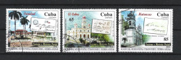 Cuba 2005 Postal Museum 40th Anniv.  Y.T. 4212/4214 (0) - Usati