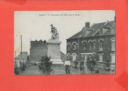 62 LIEVIN Cpa Animée Le Monument Aux Morts Pour La Patrie - Lievin