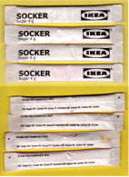 Lot De 4 Stick De Sucre " SOCKER - IKEA " [S035]_D372 - Sugars
