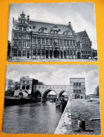 TOURNAI   -  Lot De 4 Cartes : La Cathédrale Et Beffroi , Beffroi, Pont Des Trous, Vieille Halle Aux Draps - Tournai