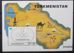 Turkmenistan 1994, 100th Anniversary Of The IOC, MNH S/S - Turkmenistán