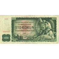 Billet, Tchécoslovaquie, 100 Korun, 1961, KM:91c, TB - Tsjechoslowakije