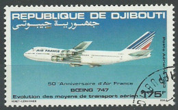 DJIBOUTI  AVIONES 1983 Nº 207 USADO - Autres - Afrique