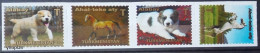 Turkmenistan 2020, Dogs And Horses, MNH Stamps Strip - Turkmenistan