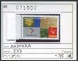 Andorra 2000 - Andorre Francaise 2000 - Michel 557 - ** Mnh Neuf Postfris - Ongebruikt