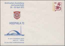 Privatumschlag Unfall 40: HOEPHILA Höchst 1973 ** - Private Covers - Mint