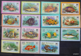 Tuvalu 1979, Fish, MNH Stamps Set - Tuvalu (fr. Elliceinseln)