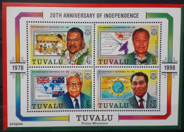 Tuvalu 1998, 20th Anniversary Of Independence, MNH S/S - Tuvalu