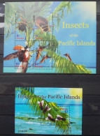 Tuvalu 2005, Insects Of The Pacific Islands, Two MNH S/S - Tuvalu