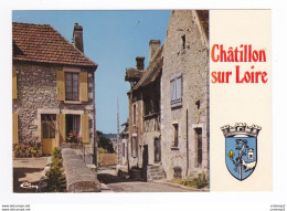 45 CHATILLON SUR LOIRE Vieilles Pierres Vieux Souvenirs ... Blason VOIR DOS - Chatillon Sur Loire