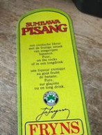 Sumbaya Pïsang Label Etiket Fryns Belgium - Alcohols & Spirits