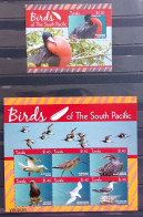 Tuvalu 2015, Birds Of The South Pacific, Two MNH S/S - Tuvalu