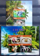 Tuvalu 2018, Coconut Crab, Two MNH S/S - Tuvalu (fr. Elliceinseln)