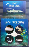 Tuvalu 2018, Tawny Nurse Shark, MNH Unusual S/S - Tuvalu (fr. Elliceinseln)