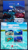 Tuvalu 2019, Hawkskbill Sea Turtle, Two MNH S/S - Tuvalu (fr. Elliceinseln)