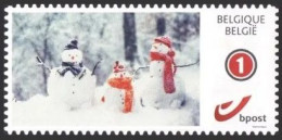 DUOSTAMP** / MYSTAMP** - Hiver / Winter - Bonhomme De Neige / Sneeuwman - Autocollant / Zelfklevend / Selbstklebend - Sonstige & Ohne Zuordnung