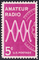 !a! USA Sc# 1260 MNH SINGLE (a2) - Amateur Radio - Nuovi