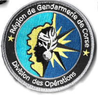 Ecusson  GENDARMERIE DE CORSE NATIONALE DIVISION DES OPERATIONS - Politie & Rijkswacht