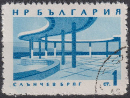 1963 Bulgarien ° Mi:BG 1368, Sn:BG 1267, Yt:BG 1184,Orpheus Restaurant ("Sunny Beach"), Black Sea Coast Resorts - Usados