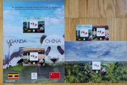 Uganda 2022, 60th Anniversary Of Diplomatic Relations With China, Two MNH S/S And Stamps Set - Ouganda (1962-...)