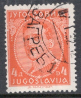 Yugoslavia 1931 Single Stamp For King Alexander - With Engraver's Inscription In Fine Used - Used Stamps