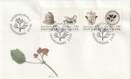 Denemarken 1990, FDC Unused, Porcelain - FDC